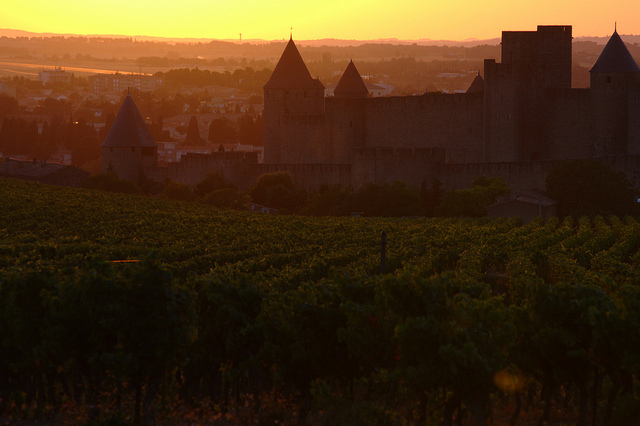 Večerné Carcassonne