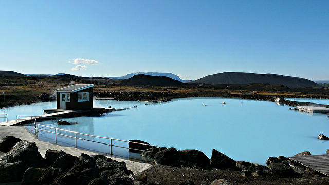 Island Lake Mývatn
