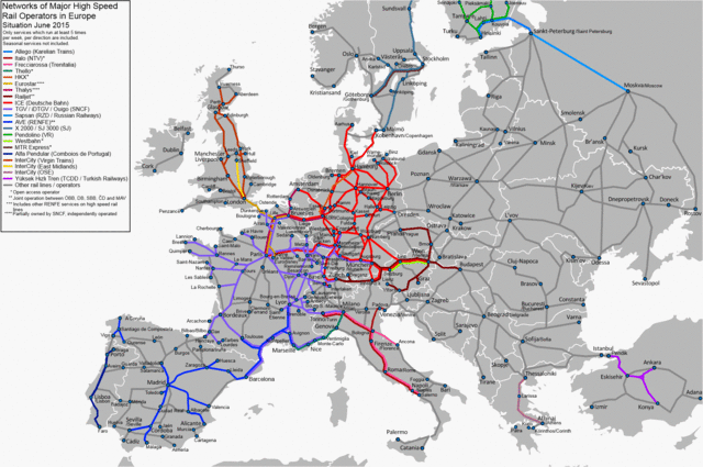 Europe Rail Operators