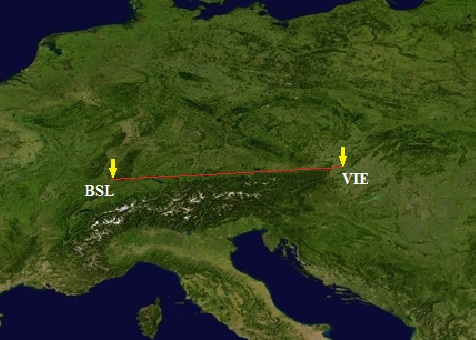 Viedeň – Bazilej VIE-BSL