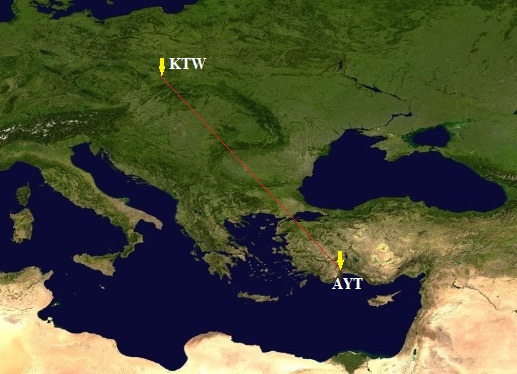 Katovice – Antalya KTW-AYT