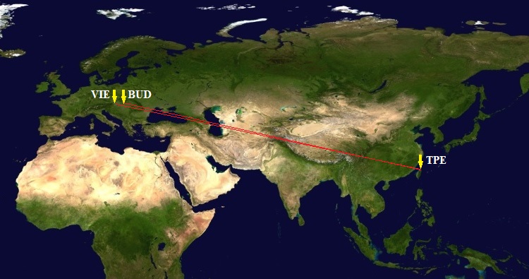 Taiwan BUD-TPE-VIE