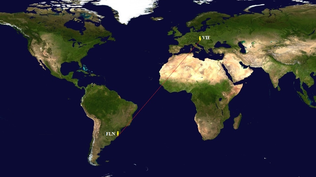 Viedeň – Florianopolis VIE-FLN